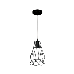 Lampara De Techo Porta Ampolleta E27 Modelo Sirius Flor
