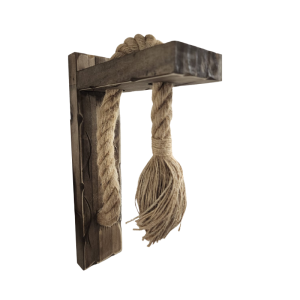 Aplique Porta Ampolleta E27 D Modelo Madera Vintage Und
