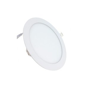 Panel Embutido Pro Redondo 12w Calido 3000k