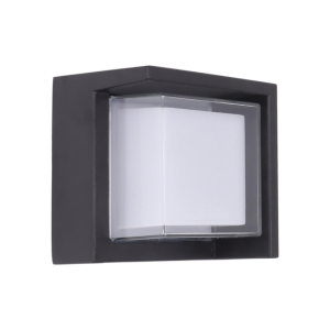 Aplique Led Plastico Cuadrado 3000k Ip 54