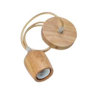 Soquete Madera Porta Ampolleta E27 Modelo Beteigeuze Iii Und