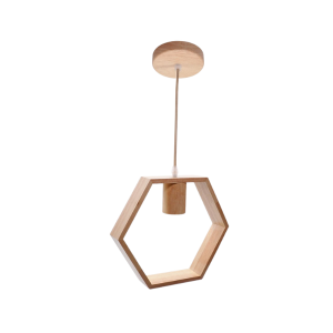 Lampara De Techo Porta Ampolleta E27 Modelo Hexa Und