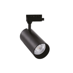 Foco Proyector Negro Led Modelo Altair A Riel Monofasico 10w 4000k