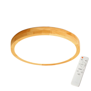 Lampara Redonda. 36w 300mm Urvi Mdf Clara 3000-4000-6000k C/Control