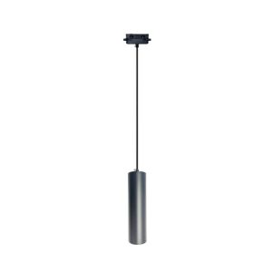 Lampara Negra Porta Gu10 A Riel Modelo Enif