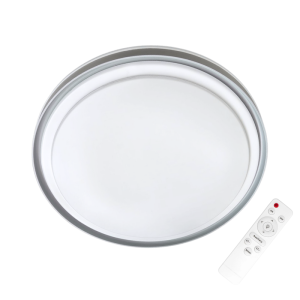 Lampara Led Sobrepuesta C/Control  48+48w Gris Taurus Iii 3000k-4000k-6000k