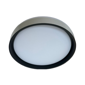 Lampara Led Sobrepuesta 42+42w Negra Aste 3000k-4000k-6000k
