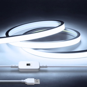 Cinta 5v Neon 2835 120led Ip54 10mm 9000k C/Adhesivo 5mt