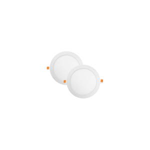 Pack 2 Panel Led Redondo 3w Neutro 4000k