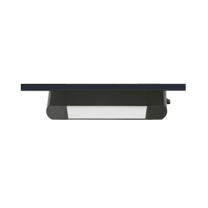 Foco Riel Monofasico Negro Empavonado Movil 10w 220v 3000k Cygnus