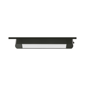 Foco Riel Monofasico Negro Empavonado Movil 20w 220v 4000k Cygnus