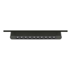 Foco Riel Monofasico Negro 24° Movil 20w 220v 4000k Cygnus