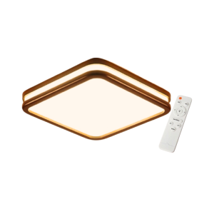 Lampara Cuad. 36w 300mm Saiph Mdf Oscura  3000-4000-6000k  C/Control