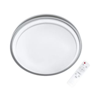Lampara Led Sobrepuesta C/Control  48+48w Gris Taurus Iii 3000k-4000k-6000k