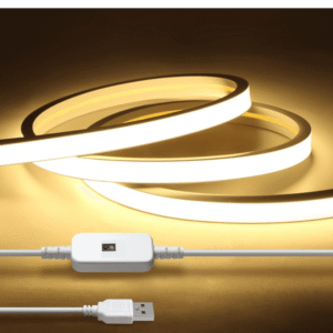 Cinta 5v Neon 2835 120led Ip54 10mm 3000k C/Adhesivo 3mt