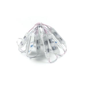 Modulo Led Dc12v 1.2w 3led Luz Fria 6500k Ip54 100pcs