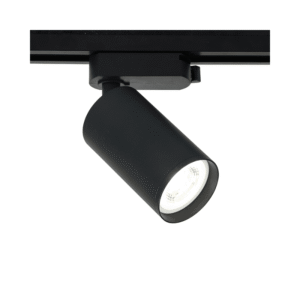 Foco Porta Gu10 Negro A Riel  Monofasico Modelo Altair