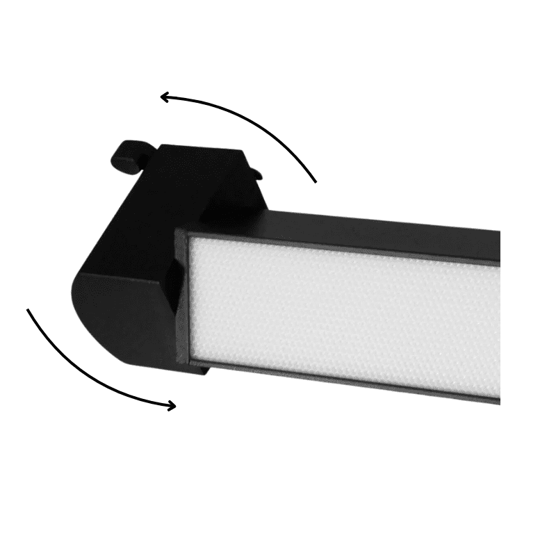 Foco Riel Monofasico Negro Empavonado Movil 30w 220v 3000k Cygnus - Imagen 6