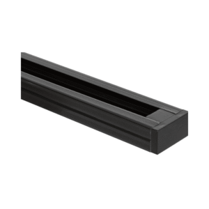 Riel Monofasico Sobrepuesto 1 Metro Negro Modelo Procyon