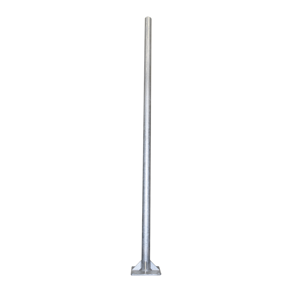 Poste tubular 5 metros galvanizado 4"