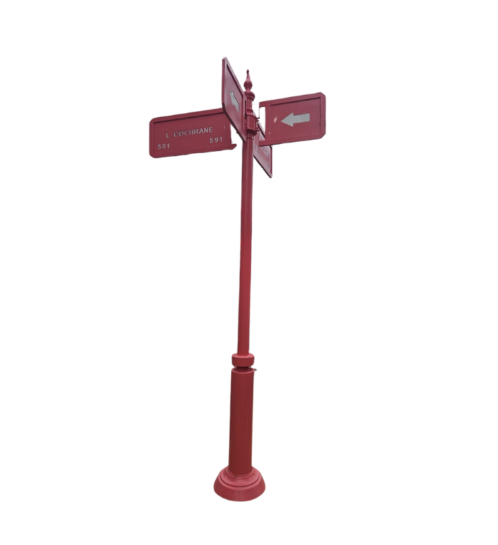 Poste Ornamental Señaletica